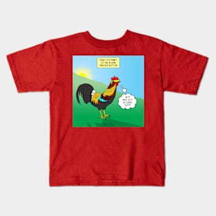 Early Attempt at an Alarm Snooze Button Kids T-Shirt